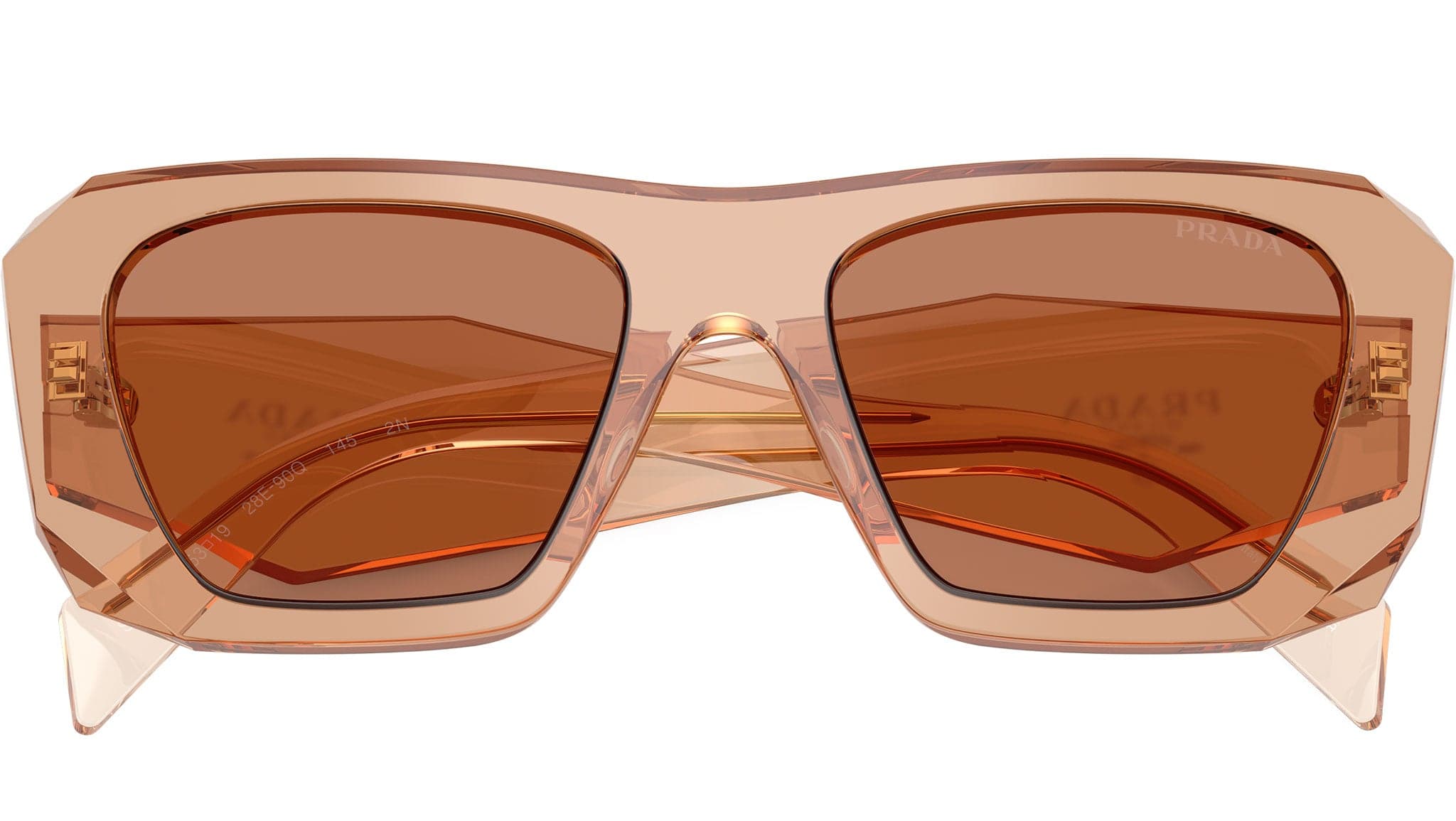 Prada PR B18S 28E90Q Sunglasses Chocolate 53mm Women 5