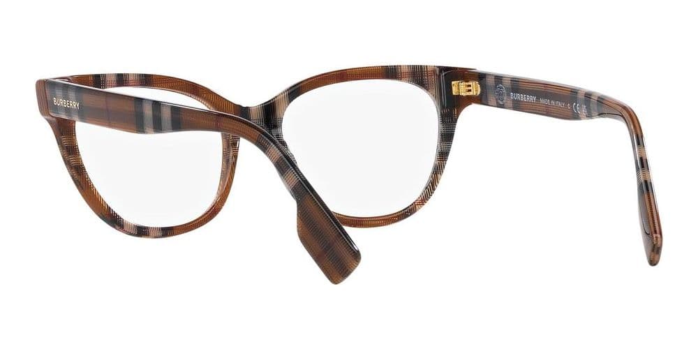 Burberry 0BE2375 3966 Eyeglasses Check Brown 53mm Women 6