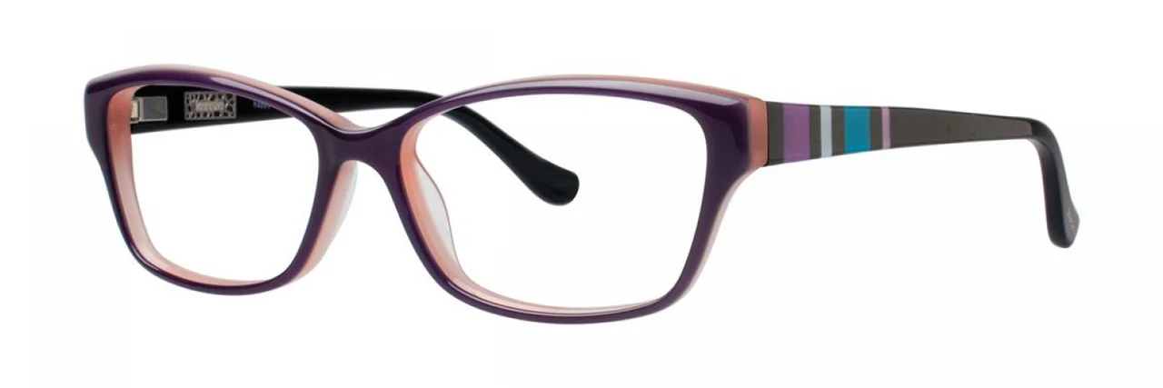 Kensie Happy Eyeglasses Purple 50mm Women
