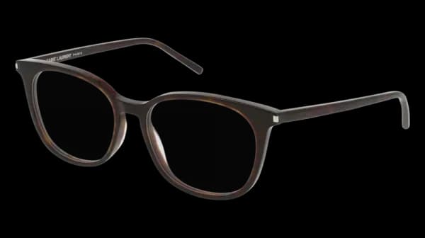 Saint Laurent SL38 004 Eyeglasses Shiny Classic Havana 52mm Women