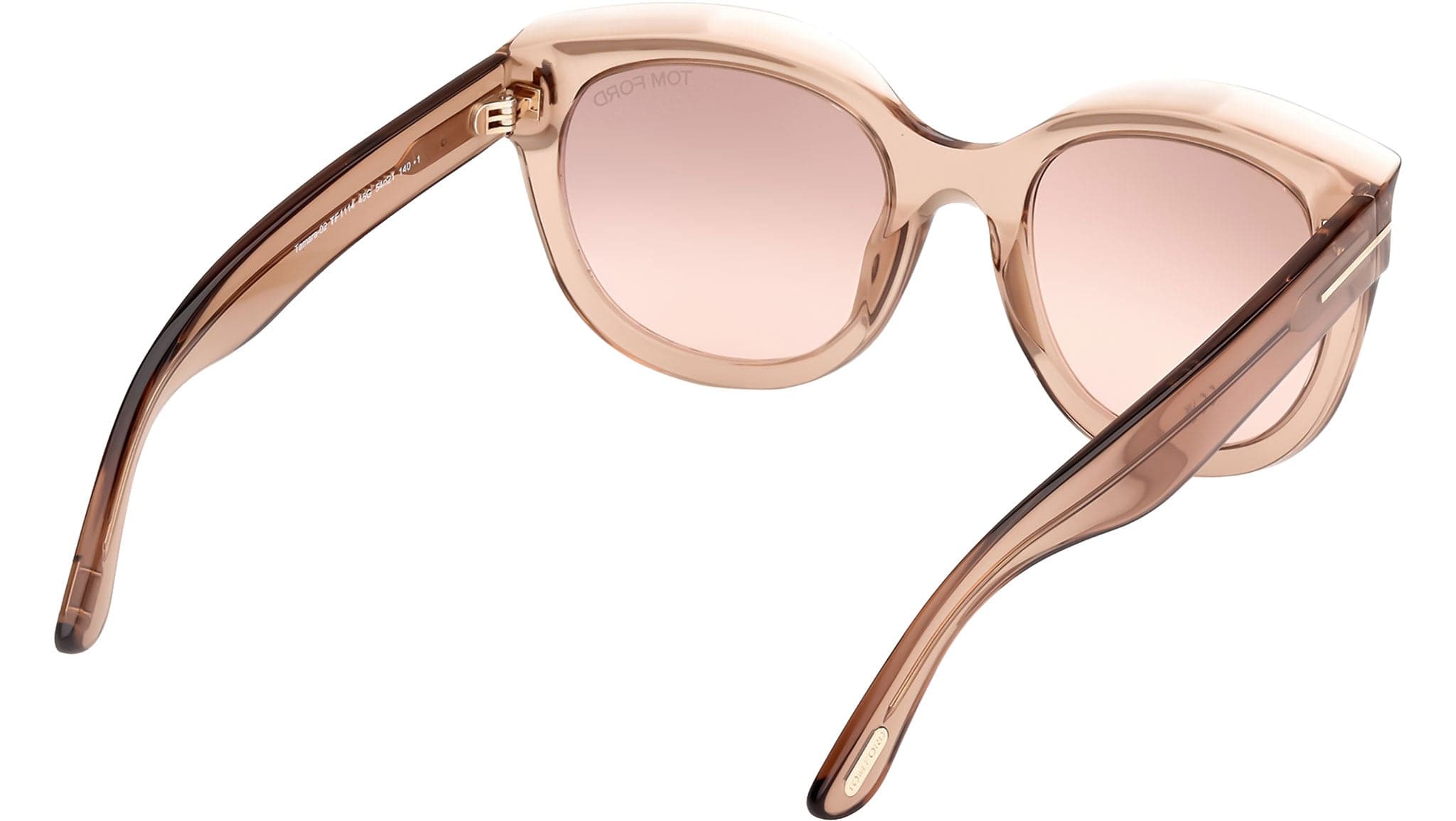 Tom Ford FT1114 45G Sunglasses Shiny Light Brown 54mm 5