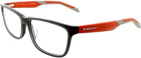 Tag Heuer TH553 004 Eyeglasses Grey Red 57mm Men