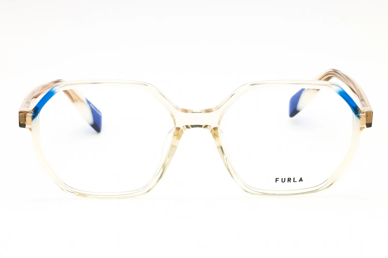 Furla VFU578 07T1 Eyeglasses Transparent Beige 53mm Women 2