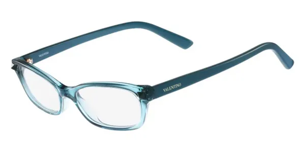 Valentino V2695 416 Eyeglasses Blue Transparent 52mm Women