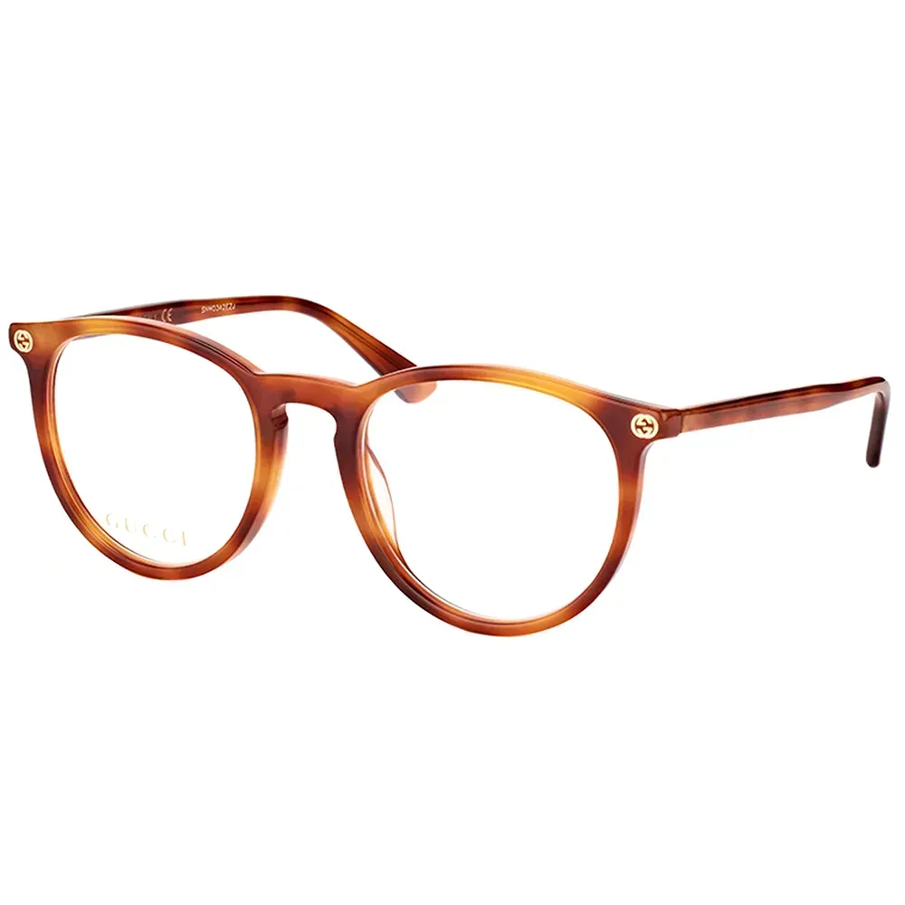 Gucci GG0027O 003 Eyeglasses Havana 50mm Women
