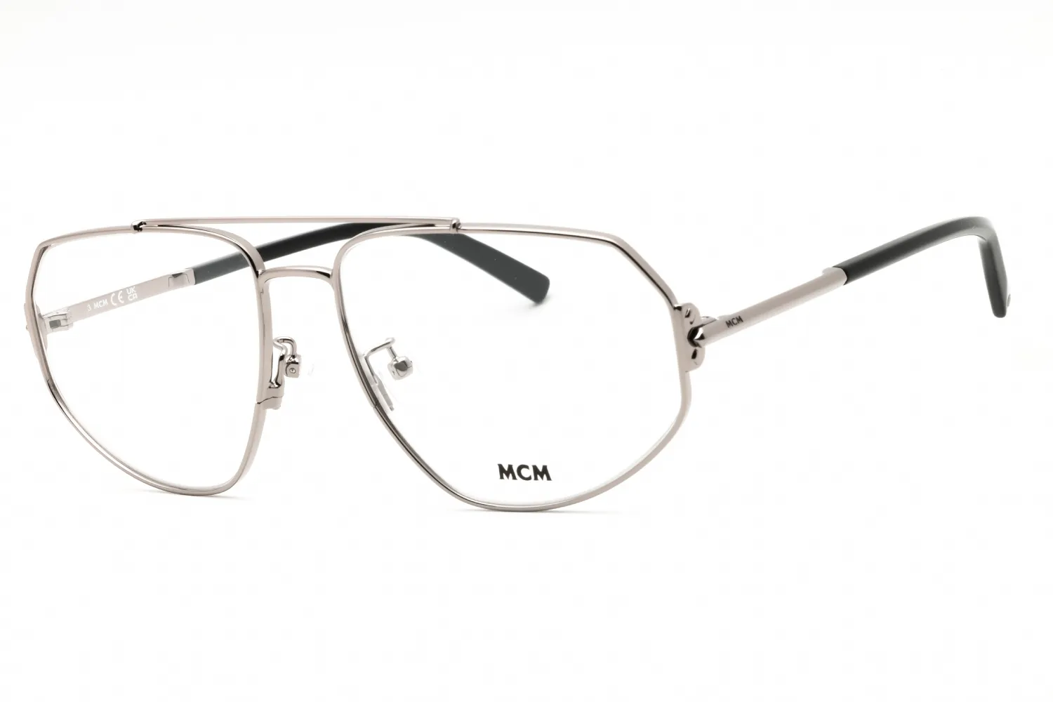 MCM MW5014-H 014 Eyeglasses Shiny Light Ruthenium 58mm Men