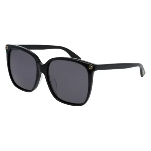 Gucci GG0022SA 001 Sunglasses Black 57mm Women