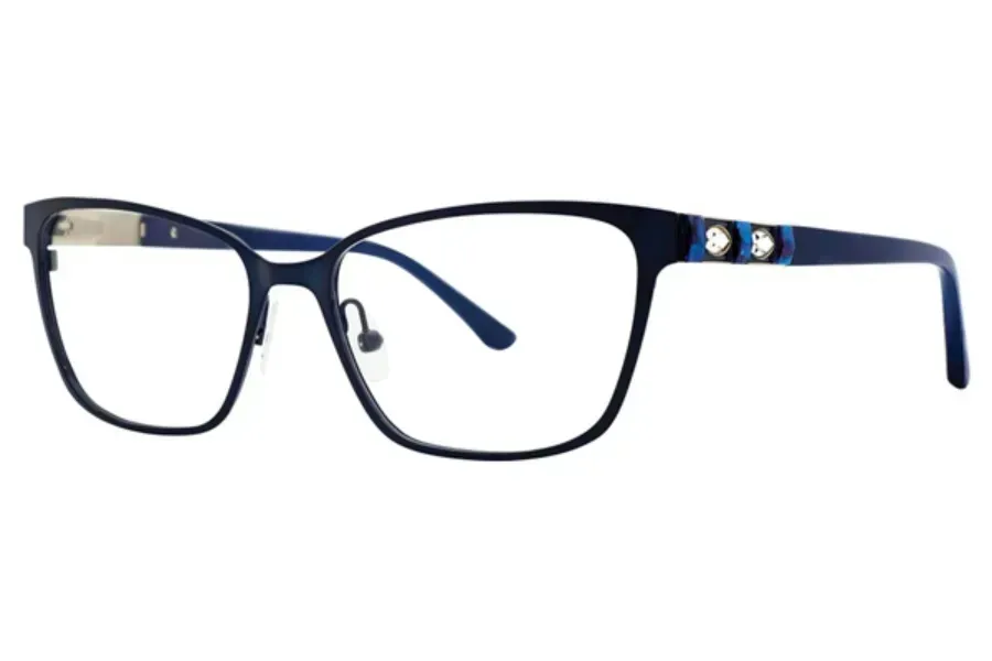 Dana Buchman Primrose Eyeglasses Navy 54mm Women