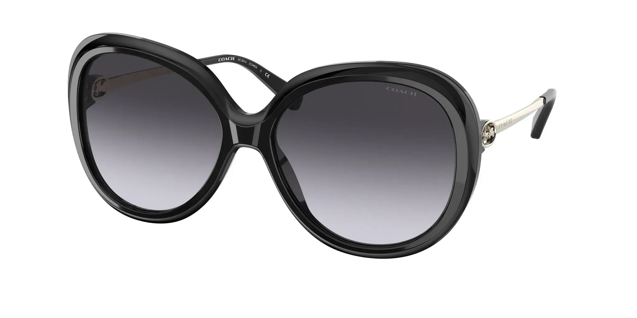 Coach HC8314 Sunglasses Black 59mm Women