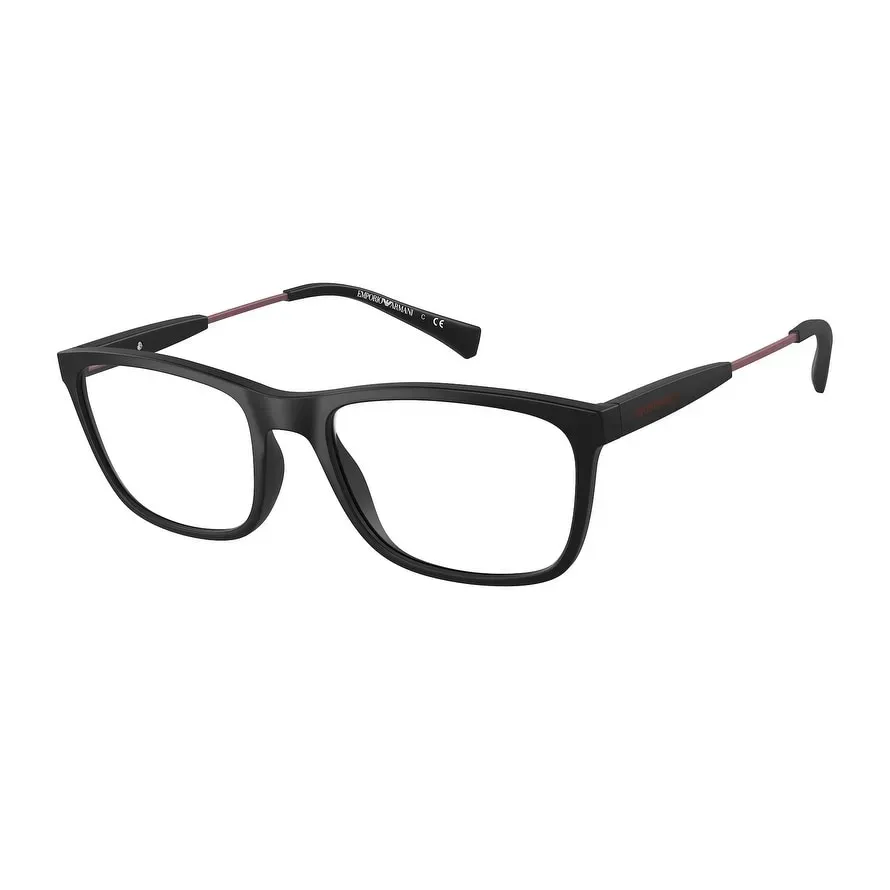Emporio Armani 0EA3165 5870 Eyeglasses Matte Black 55mm Men