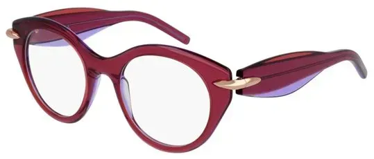 Pomellato PM0020O 004 Eyeglasses Orange 48mm Women