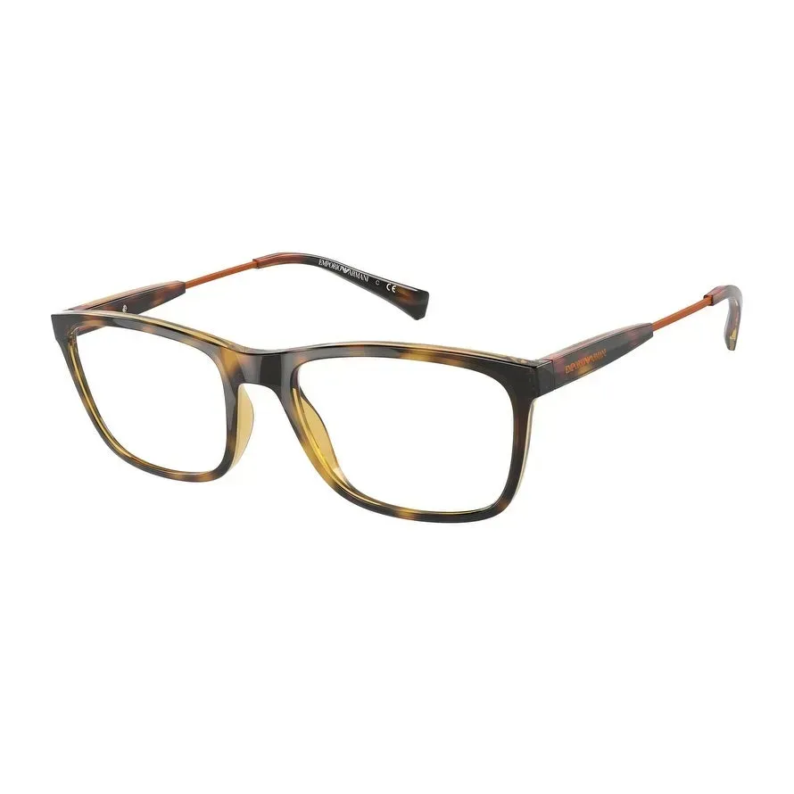 Emporio Armani EA3165 Eyeglasses Havana 55mm Men