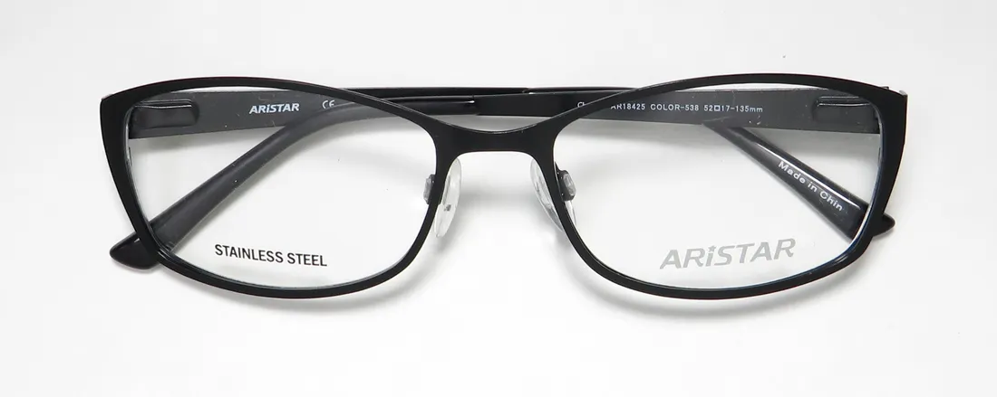 Aristar 18425 538 Eyeglasses Black 52mm 2