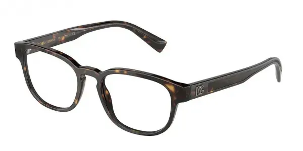Dolce & Gabbana DG3340 Eyeglasses Havana 51mm Men