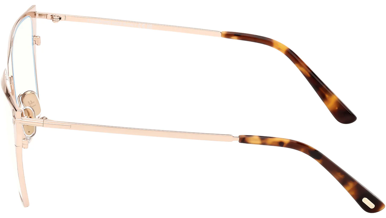 Tom Ford FT5945B 28 Eyeglasses Shiny Rose Gold 56mm Women 4