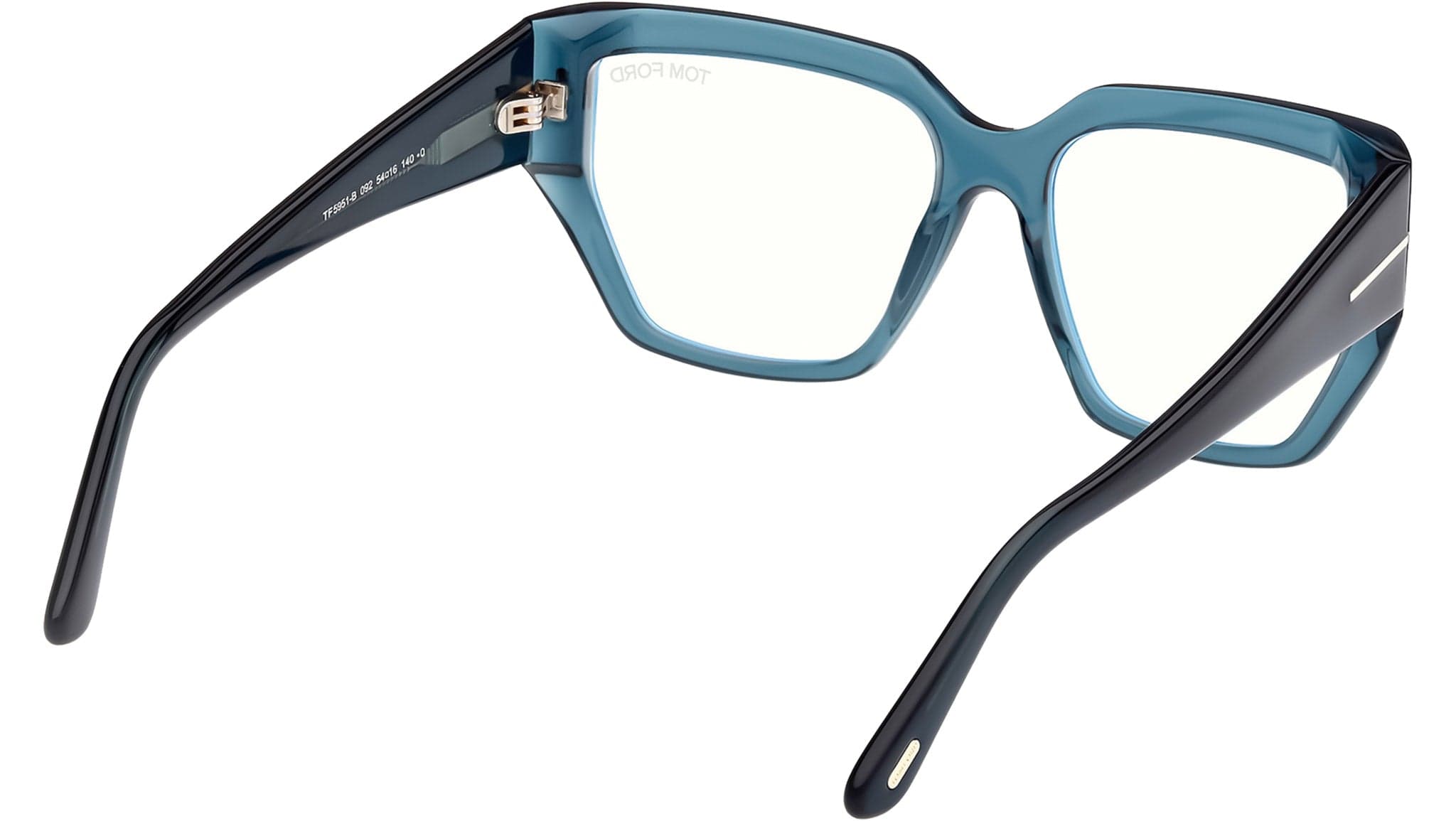 Tom Ford FT5951-B 92 Eyeglasses Shiny Blue 5