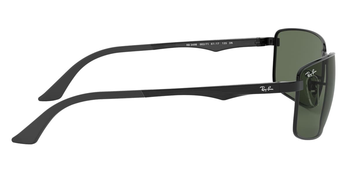 Ray-Ban RB3498 002/71 002/71 Sunglasses Black 61mm Men 5