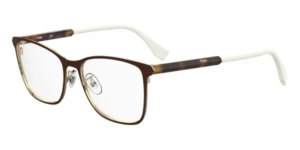 Fendi FF0456/F Asian Fit FG4 Eyeglasses Brown Gold 55mm Women