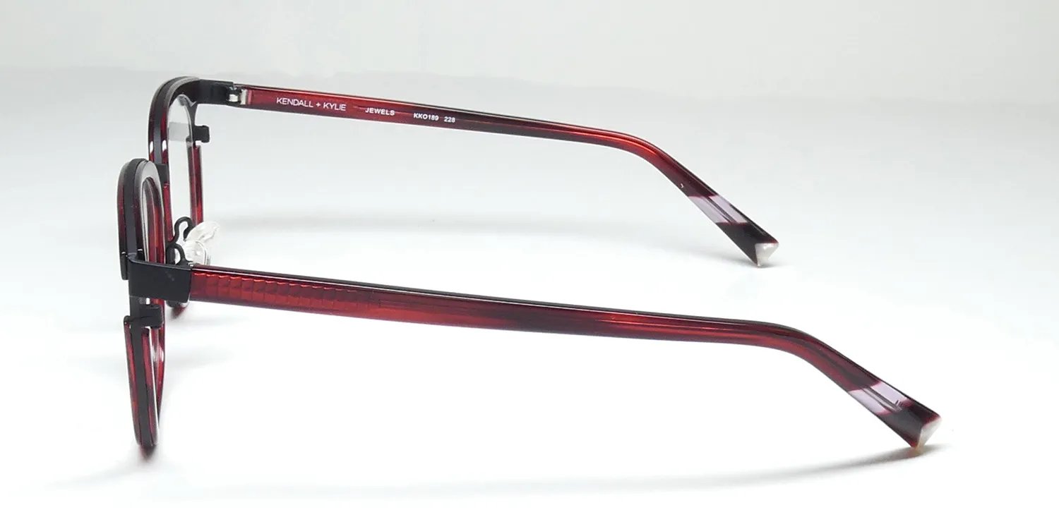 Kendall + Kylie Kko189 Jewels 228 Eyeglasses Red 52mm 4