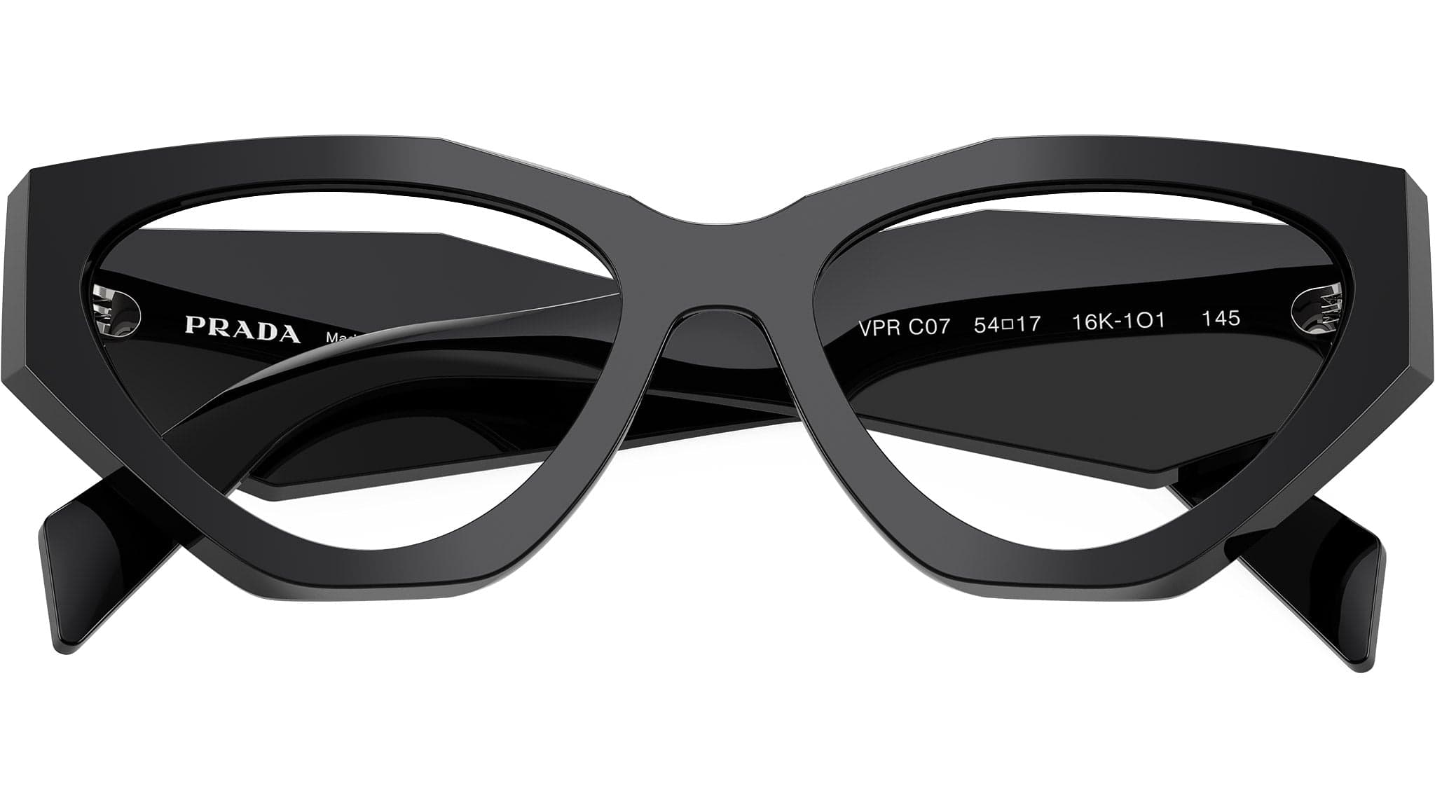 Prada PR C07V 16K1O1 Eyeglasses Black 54mm Women 5