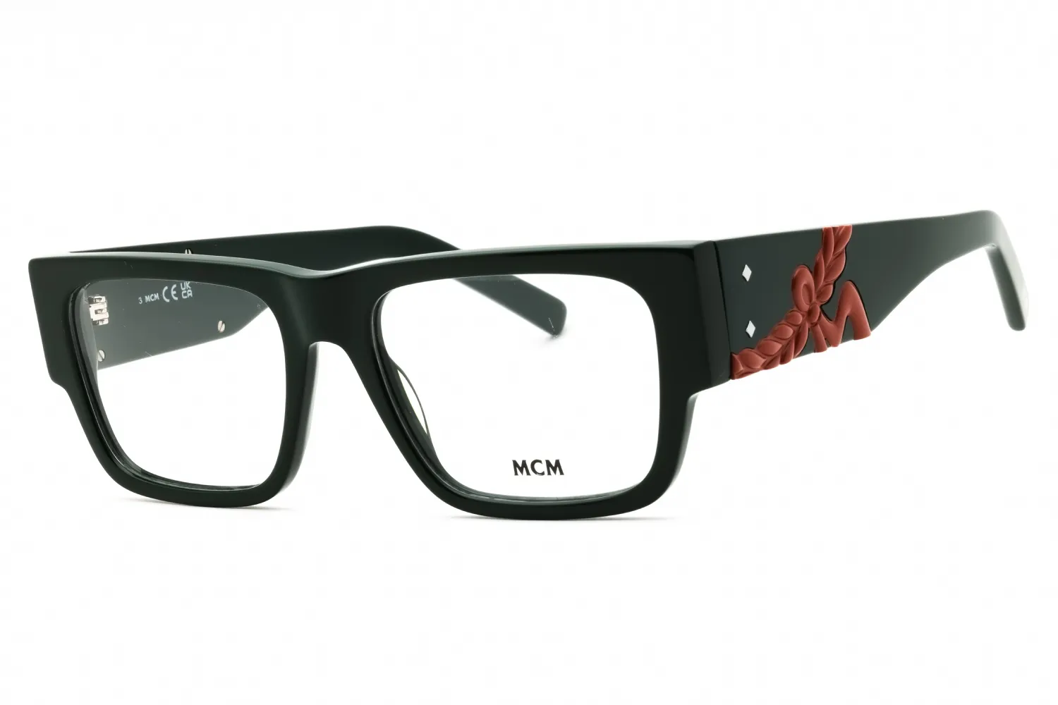 MCM MW5013 096 Eyeglasses Shiny Dark Green 53mm Unisex