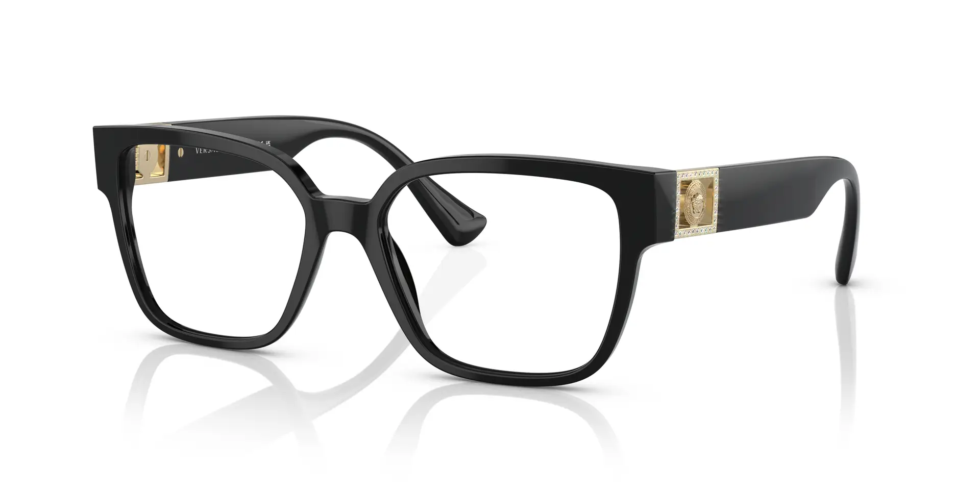 Versace 0VE3329B GB1 Eyeglasses Black 54mm Women