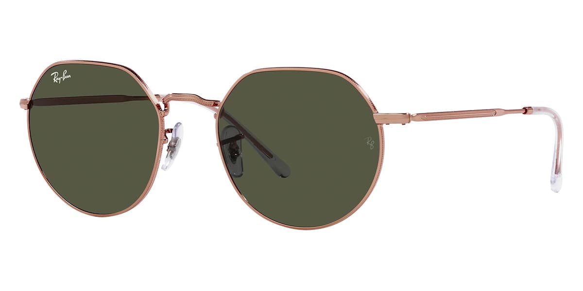 Ray-Ban RB3565 JACK 9202/31 Sunglasses Gold 55mm Unisex