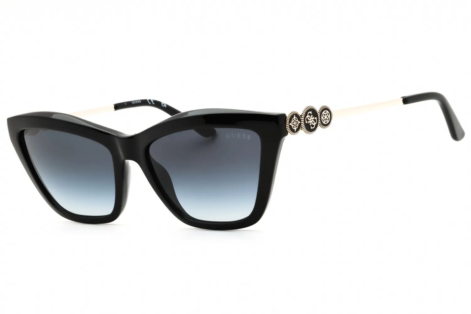 Guess GU00199 01B Sunglasses Shiny Black 56mm Women
