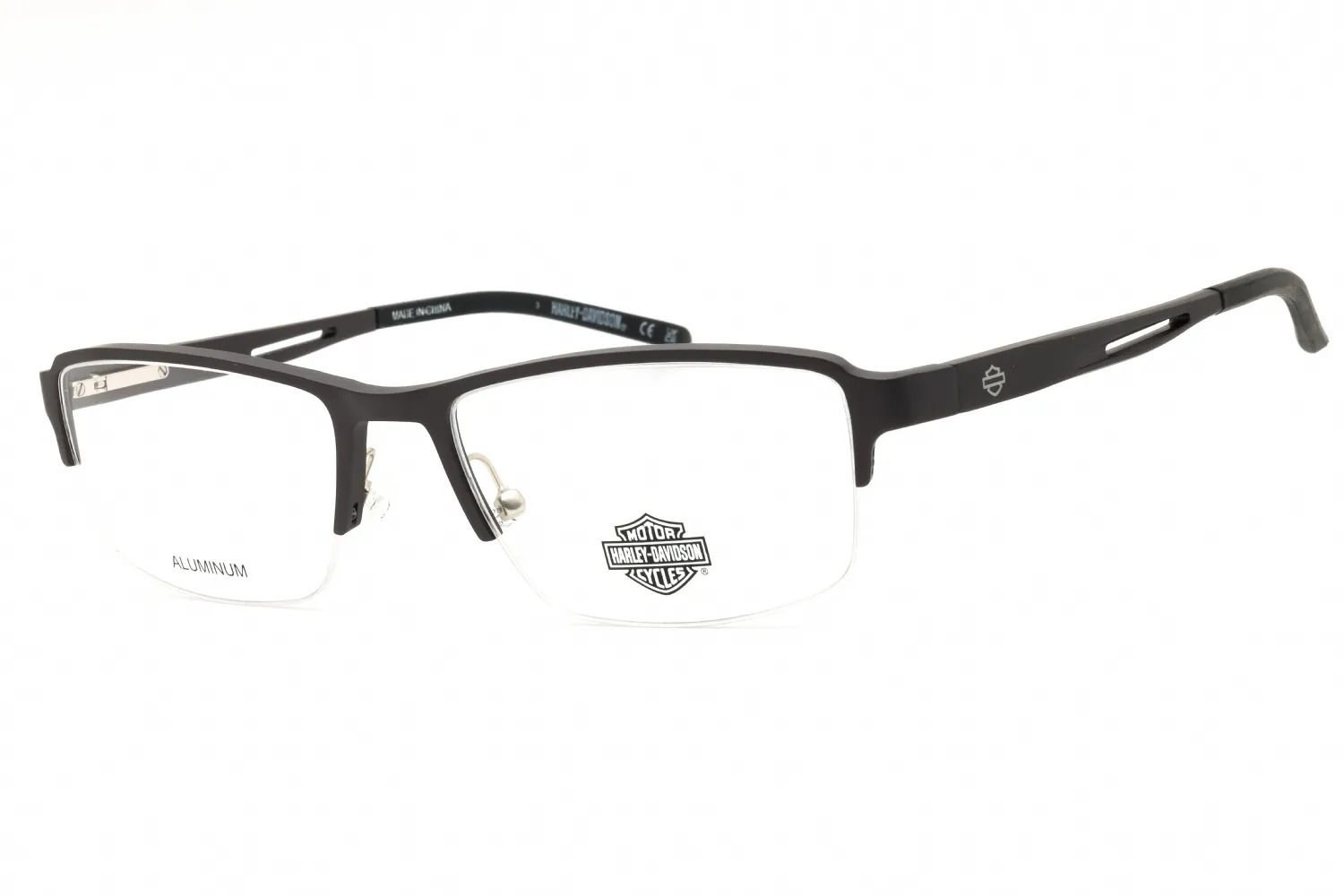 Harley Davidson HD50030 009 Eyeglasses Matte Gunmetal 57mm Men