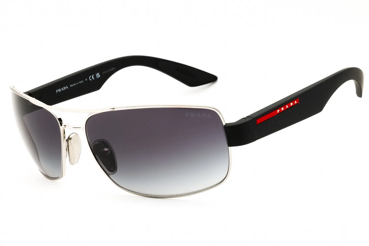 Prada Sport 0PS 50ZS 1BC09U Sunglasses Silver 65mm Men