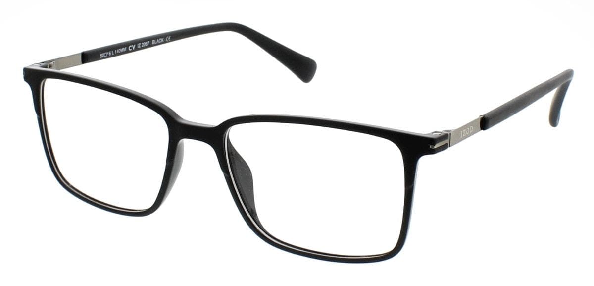 IZOD IZ2067 Eyeglasses Black 52mm Men