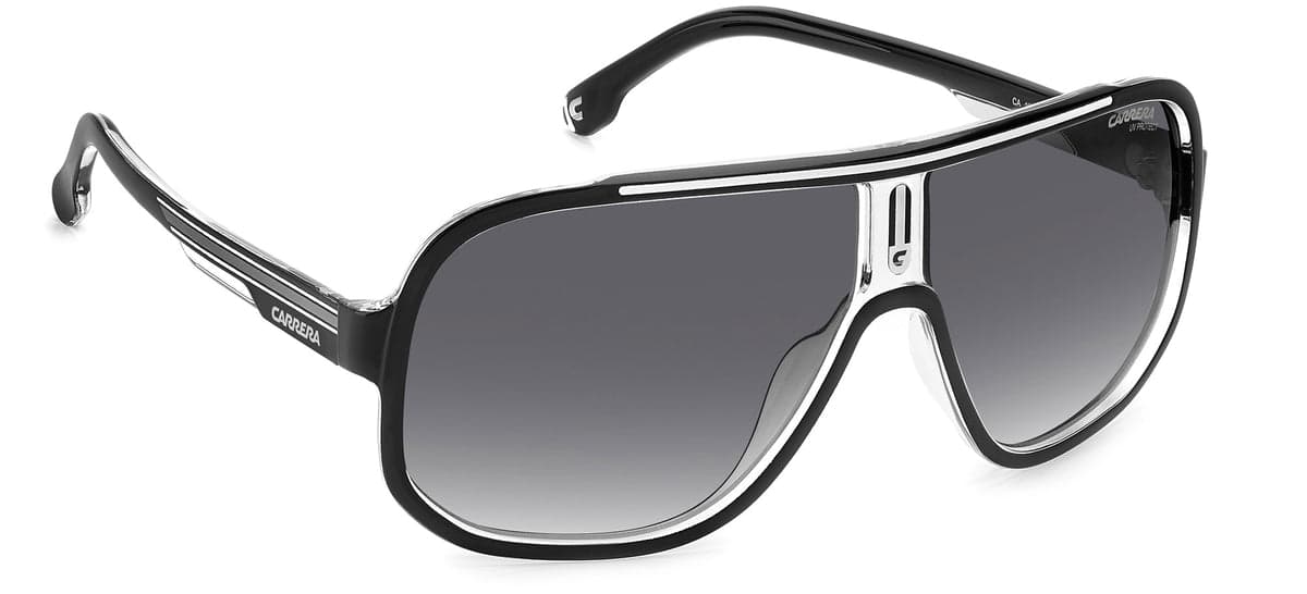 Carrera CARRERA 1058/S 080S 9O Sunglasses Black Whte 63mm 3