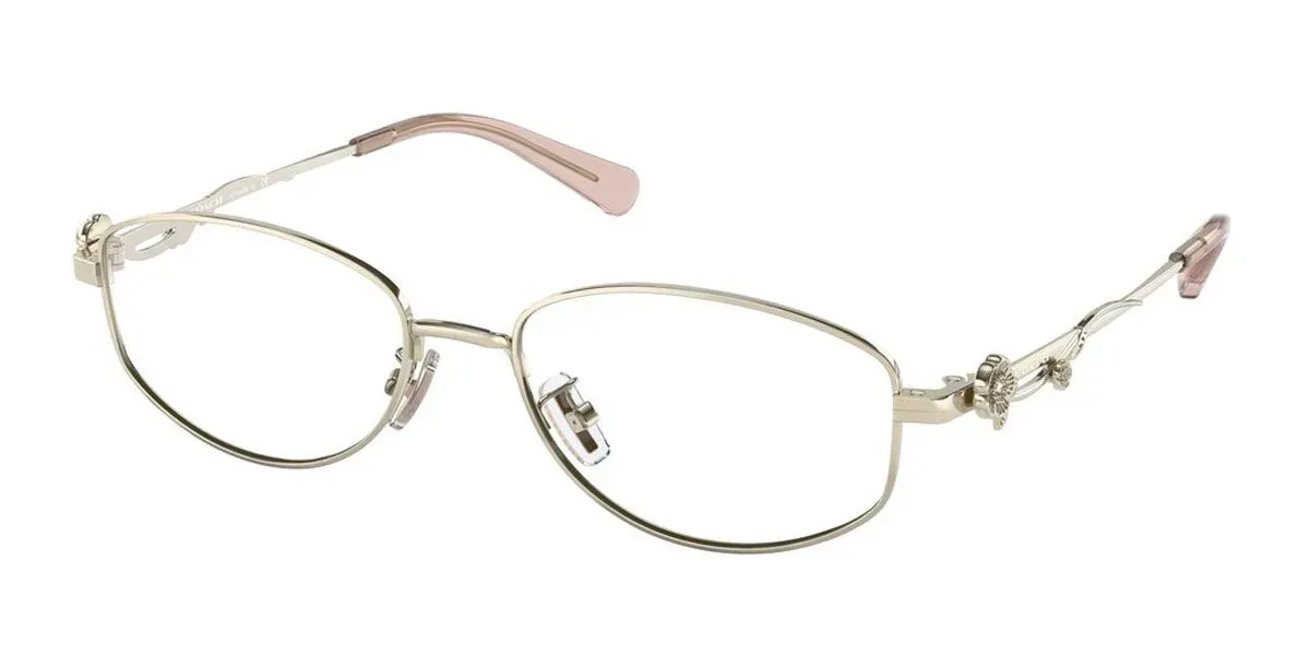 Coach HC5145B 9005 Eyeglasses Shiny Light Gold 51mm Women