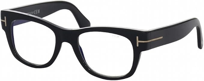 Tom Ford FT5040-B/V 001 001 Eyeglasses Shiny Black 52mm Unisex