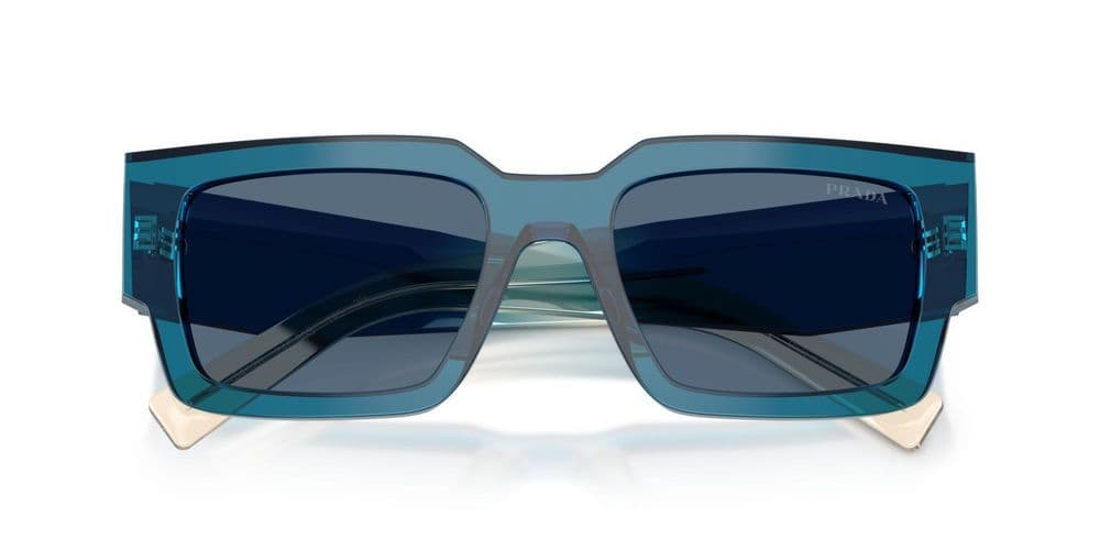 Prada 0PR B17S 24F80S Sunglasses Transparent Blue 54mm Men 5