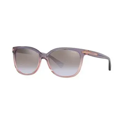 Coach HC8132 555494 Sunglasses Shimmer Violet Peach 57mm Women