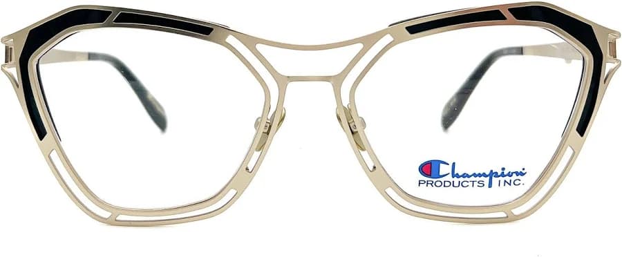 Champion CLSIS C01 Eyeglasses Gold Black 55mm Women