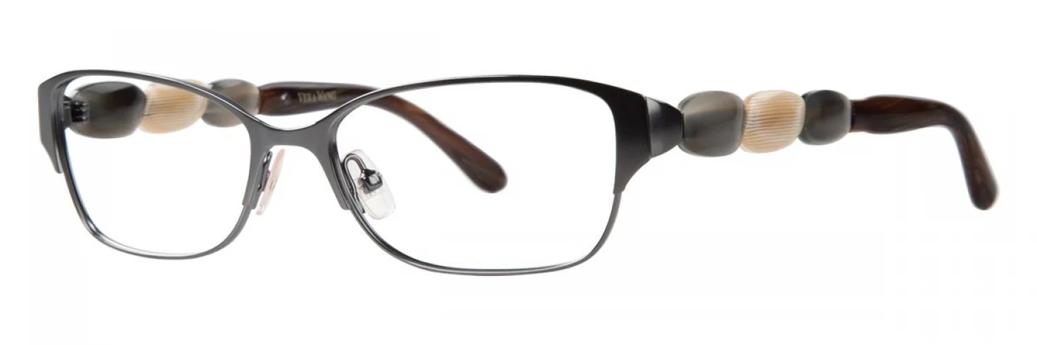 Vera Wang Odile Eyeglasses Gunmetal 49mm Women