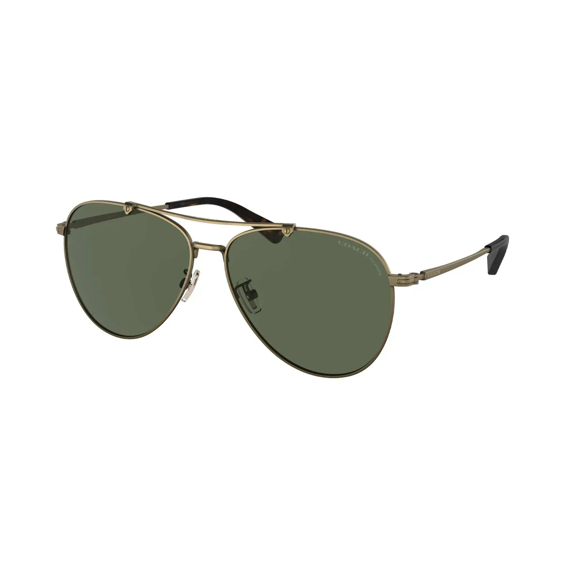 Coach 0HC7136 93339A Sunglasses Antique Gold 60mm Men