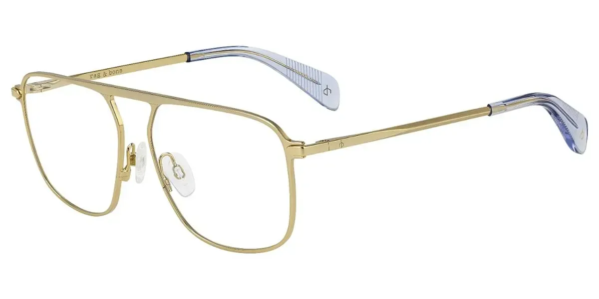 Rag & Bone RNB7021 J5G Eyeglasses Gold 56mm Men
