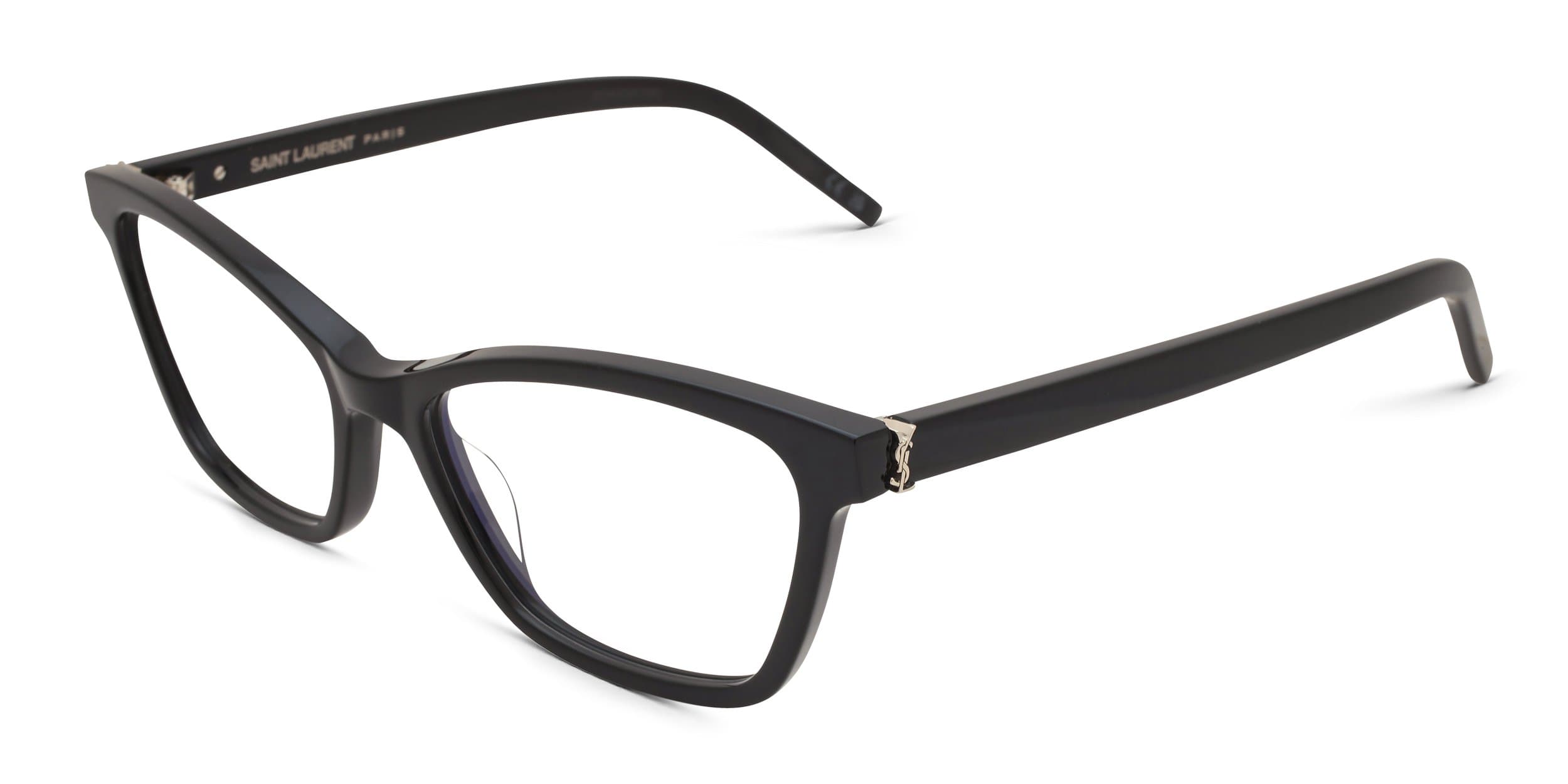 Saint Laurent MB0347O 006 Eyeglasses Black 53mm Women