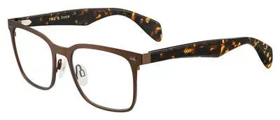 Rag & Bone RNB7002 0HGC Eyeglasses Brown Havana 52mm Men