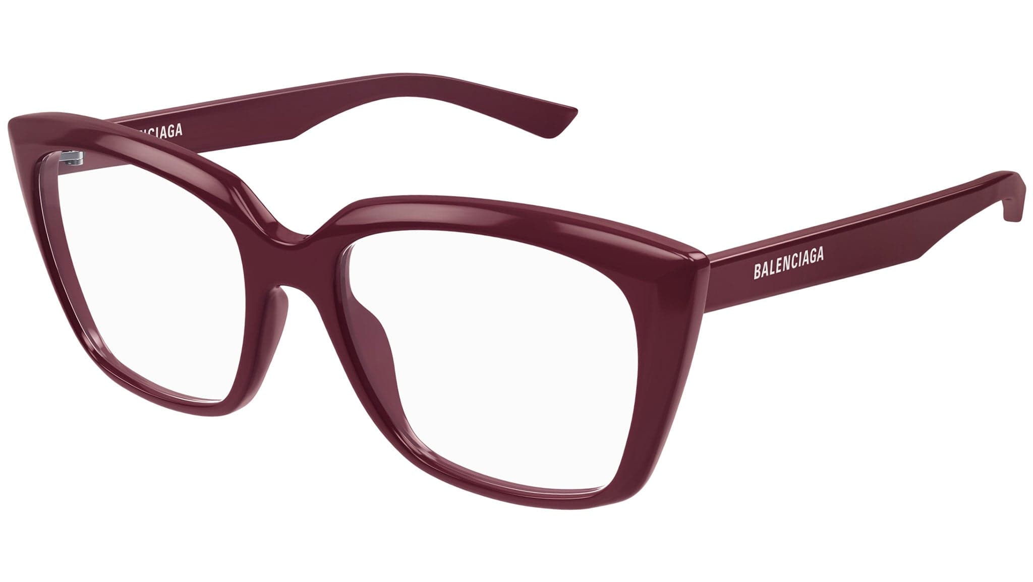 Balenciaga BB0062O 008 Eyeglasses Red 53mm Women
