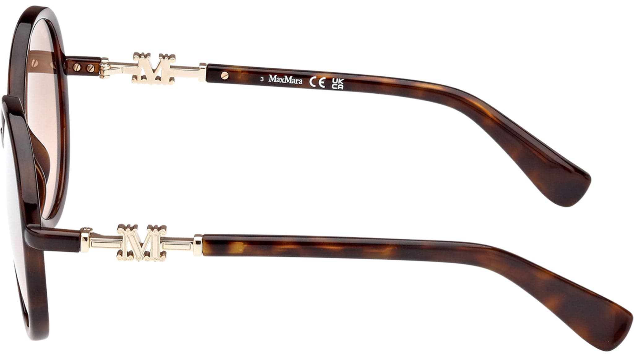 Max Mara MM0065 52G Sunglasses Dark Havana 58mm Women 3