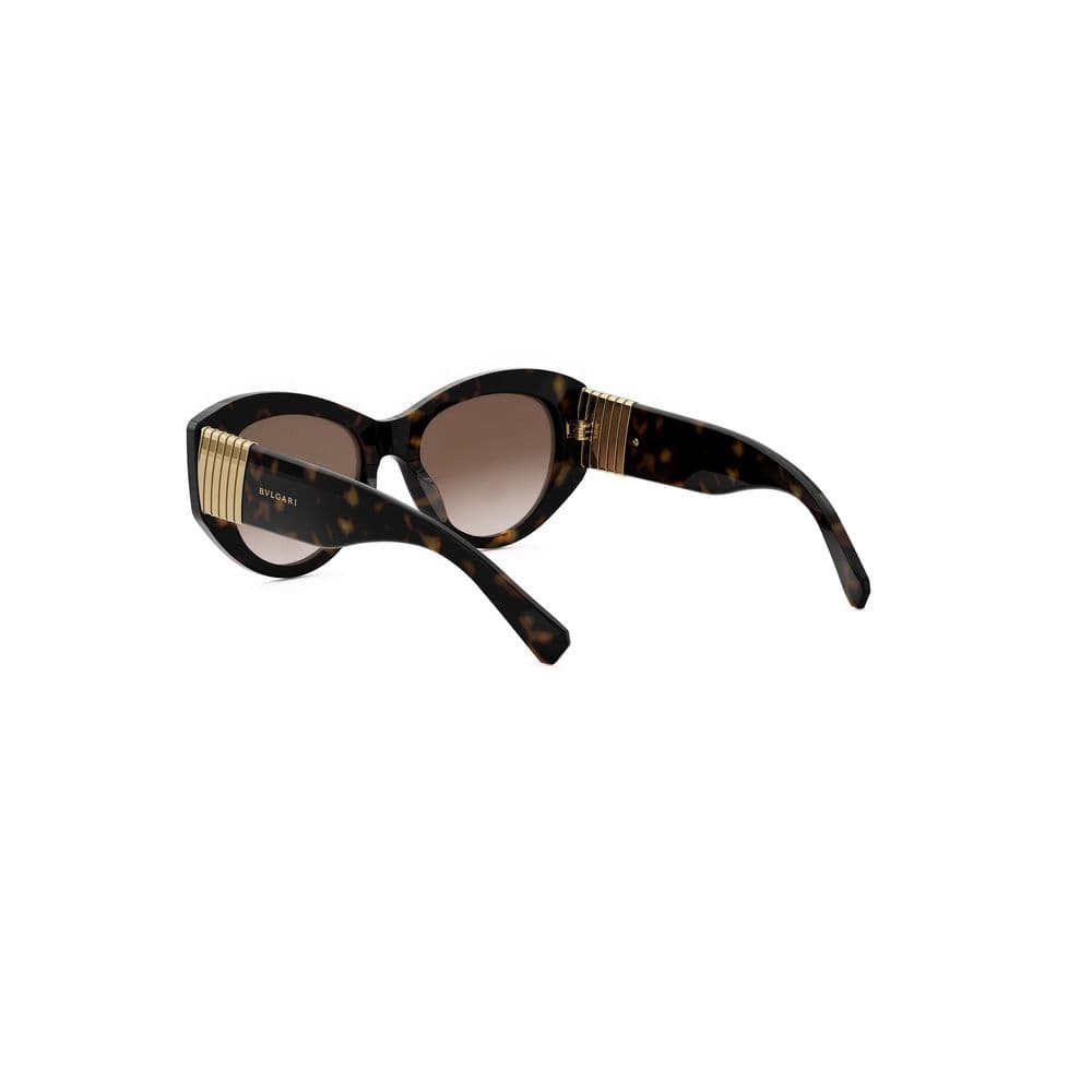 Bvlgari BV40050I TUBOGAS 52F Sunglasses Dark Havana 52mm 4