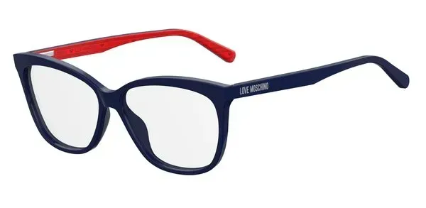 Love Moschino MOL506 PJP Eyeglasses Blue 56mm Women