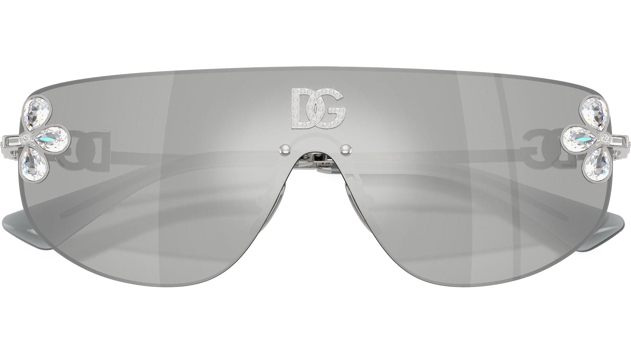 Dolce & Gabbana 0DG2333B 05/8V Sunglasses Silver 38mm Women 5