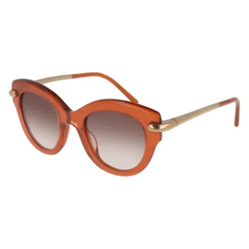 Pomellato PM0022S 003 Sunglasses Pink Gold 49mm Women