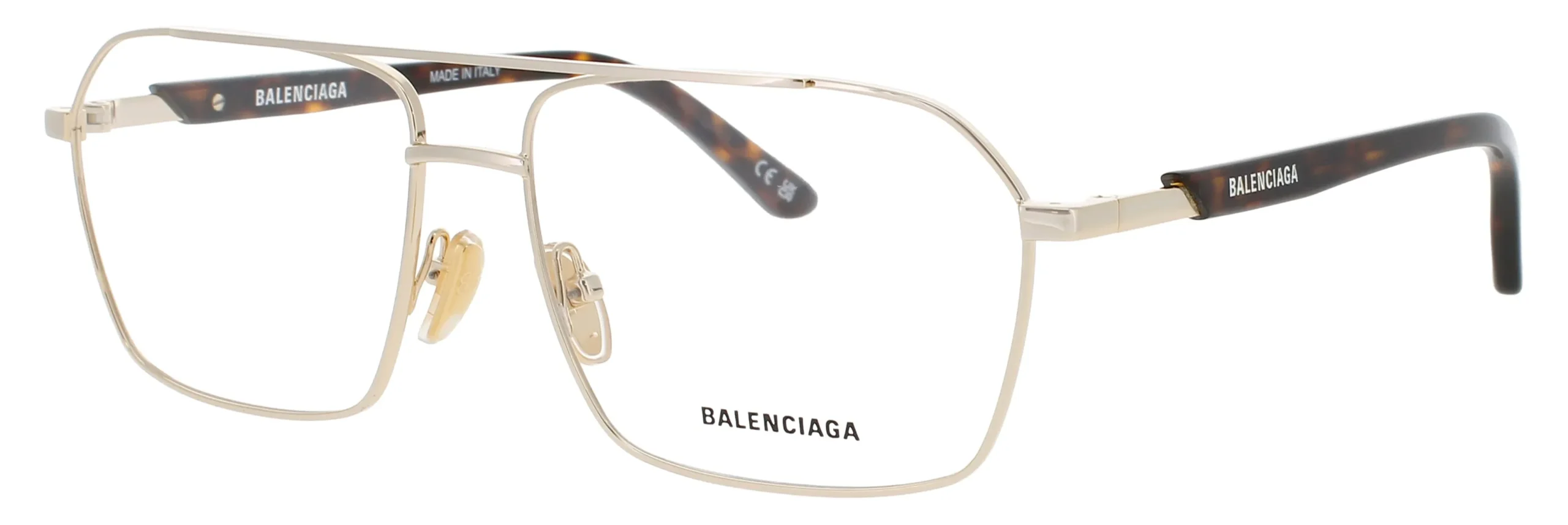 Balenciaga BB0248O 002 Eyeglasses Havana 57mm Men