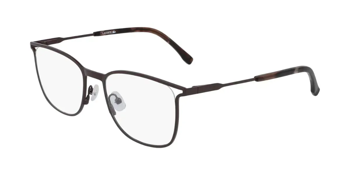 Lacoste L2261 210 Eyeglasses Matte Brown 53mm Unisex